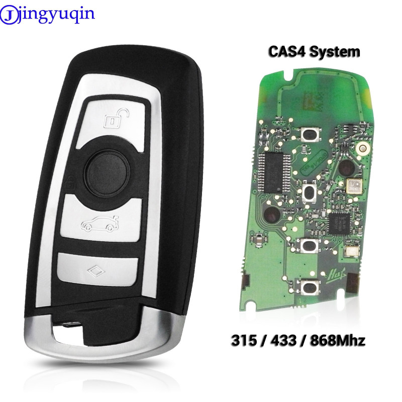 Jingyuqin Cas4 868 315 433mhz Bil Avlägsen Smart Nyckel För Bmw 1 3 5 7 Serier Cas4 Systemet Bil Vehichle Larm