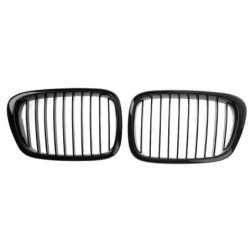 Vodool 2pcs Främre Sport Huva Njure Grill Galler För Bmw E39 9703 Glans Svart Bil Styling Tillbehör