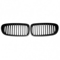 Vodool 2pcs Bil Styling Tillbehör Matte Svart Främre Njure Galler För Bmw 5 Serier 520i F10 523i 20102014 Bil