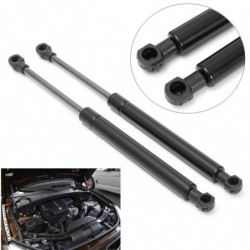 2pcs Bil Främre Hätta Huva Gas Hiss Stöd Chock Struts Svart För Bmw E60 E61 525i 528i 530i