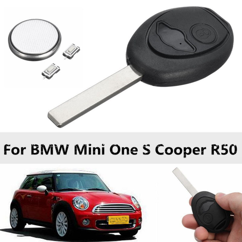 2button Avlägsen Nyckel Fob Reparera Renovering Utrustning För Bmw Mini Ett S Tunnbindare R50