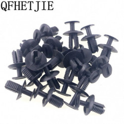 100pcs Bil Fasteners Fender Kort Spänne Blad Styrelse Fodrad Med Kort Clips Blad Tallrik Fast Spänne Bil Tillbehör