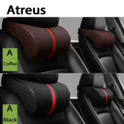 Atreus 1x Bil Nacke Kudde Tre Primär Färger Nackstöd För Bmw E46 E39 E60 E90 E36 F30 F10 E34 E30 X5 E53 Lada