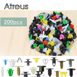 200pc Blandad Bil Dörr Stötfångare Clips Hållare Bil Fästanordning Nit För Peugeot 206 407 Citroen C4 Honda