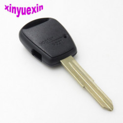 Xinyuexin Vänster Nyckel Blad Transponder Chip Nyckel Skal Fob Fall För Hyundai Accent Ersättning 1button Chip