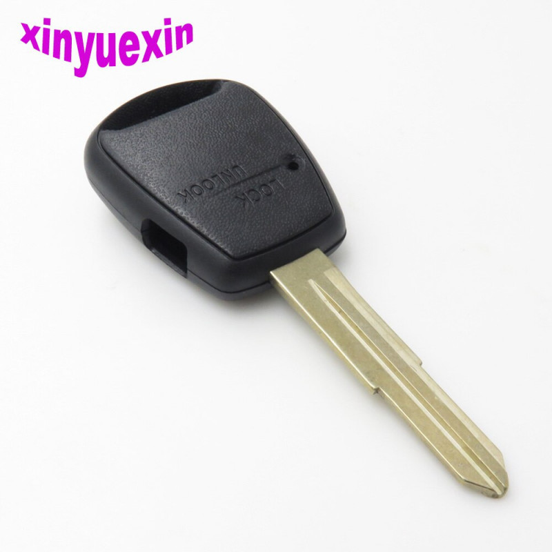 Xinyuexin Vänster Nyckel Blad Transponder Chip Nyckel Skal Fob Fall För Hyundai Accent Ersättning 1button Chip