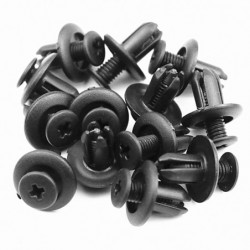 20st 8mm Bil Plast Skruva Fasteners För Hyundai Solaris Ix35 I20 I30 I40 Tucson Bil Stötfångare Stänk Fästanordning