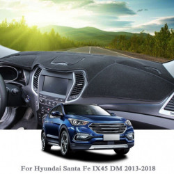 Silikon Antisunshine Matta Bil Instrumentbräda Omslag Skydda Vaddera Omslag För Hyundai Santa Fe Ix45 Dm 2013