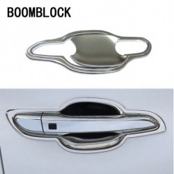 Boomblock 8pcs Uppsättning Bil Covers För Hyundai Tucson 2015 Extern Dörr Hantera Skål Panel Ram Trimma Klistermärken