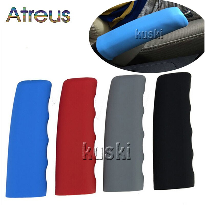 Atreus Silikon Bil Handbroms Hand Broms Greppar Covers För Citroen C4 C5 Hyundai Solaris I30 Vw Polo T5 Vadställe