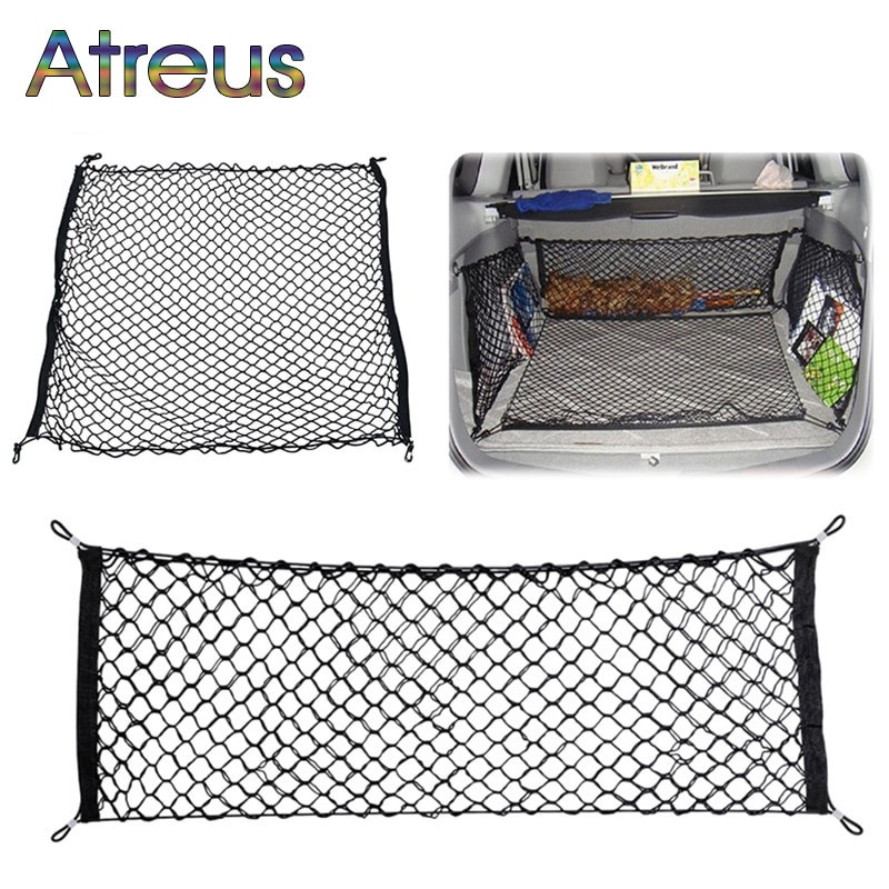 Atreus 1 St Nylon Bil Trunk Lagring Väska Netto För Hyundai Creta I30 Ix35 Volkswagen Polo Vw Golf 4 7 5 Tiguan