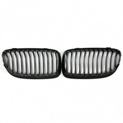 2pcs Bil Magmuskler Glans Svart Bakning Lack Huva Njure Grill Grill För Bmw E90 2009 2010 2011 2012