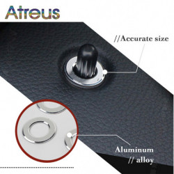 Atreus 4pc Bilstyling Dörr Låsa Stift Covers Klistermärken För Mercedes W212 E Glk Gls Klass E200l E260l E300l