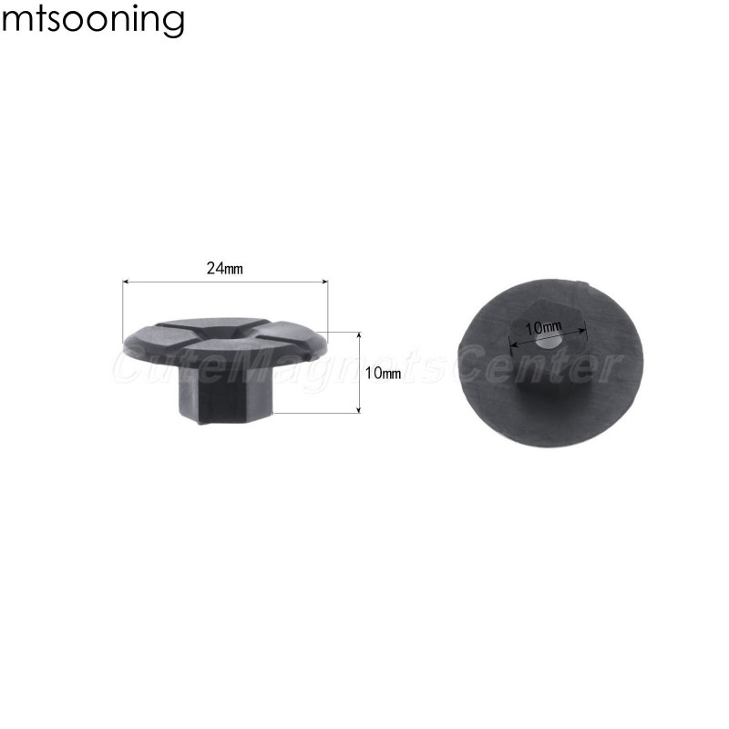 Mtsooning 20st 4mm Fender Lera Flik Stänk Vakt Hjul Båge Stötfångare Panel Fästanordning Klämma För Benz