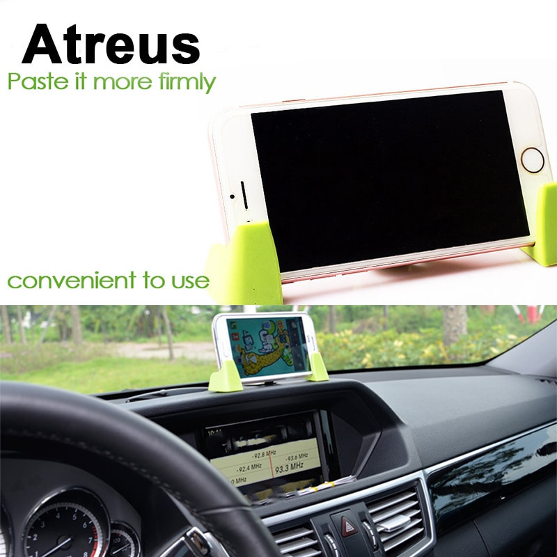 Atreus 3pcs Instrumentbräda Bil Mobil Telefon Gps Hållare Konsol Utrustning För Mercedes Benz W204 W203 W211